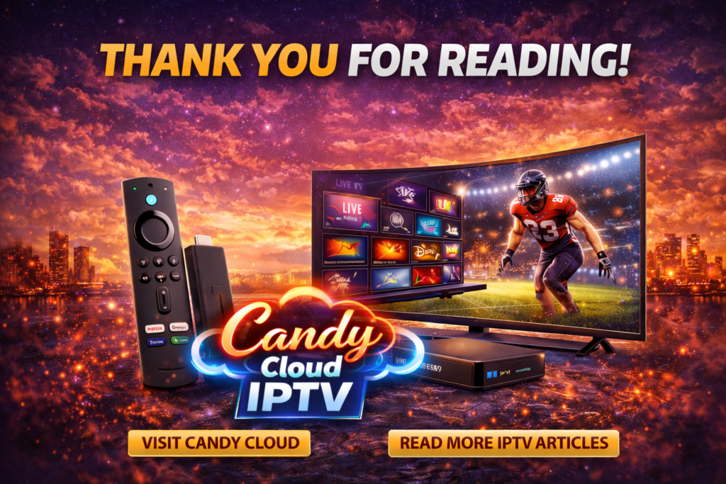 Best IPTV subscription for Firestick and TV by Candy Cloud IPTV