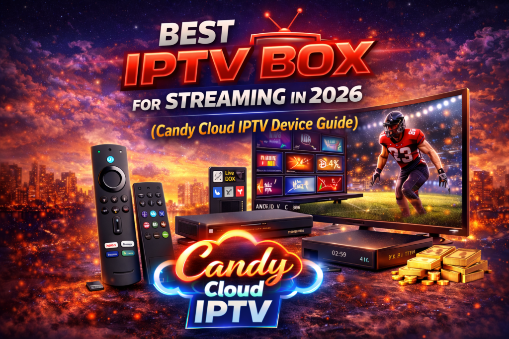 Top rated IPTV boxes for best IPTV streaming with Candy Cloud IPTV