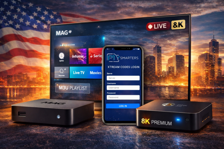 IPTV Devices : Formuler, MAG Infomir 8K IPTV Box with IPTV Smarters Xtream Codes Login