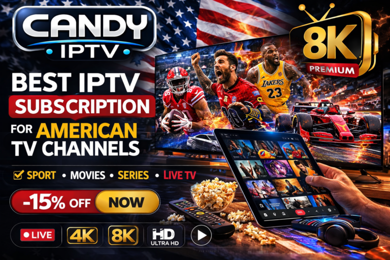 Best IPTV Subscription for American TV Channels in 4K & 8K | Candy Cloud IPTV Premium